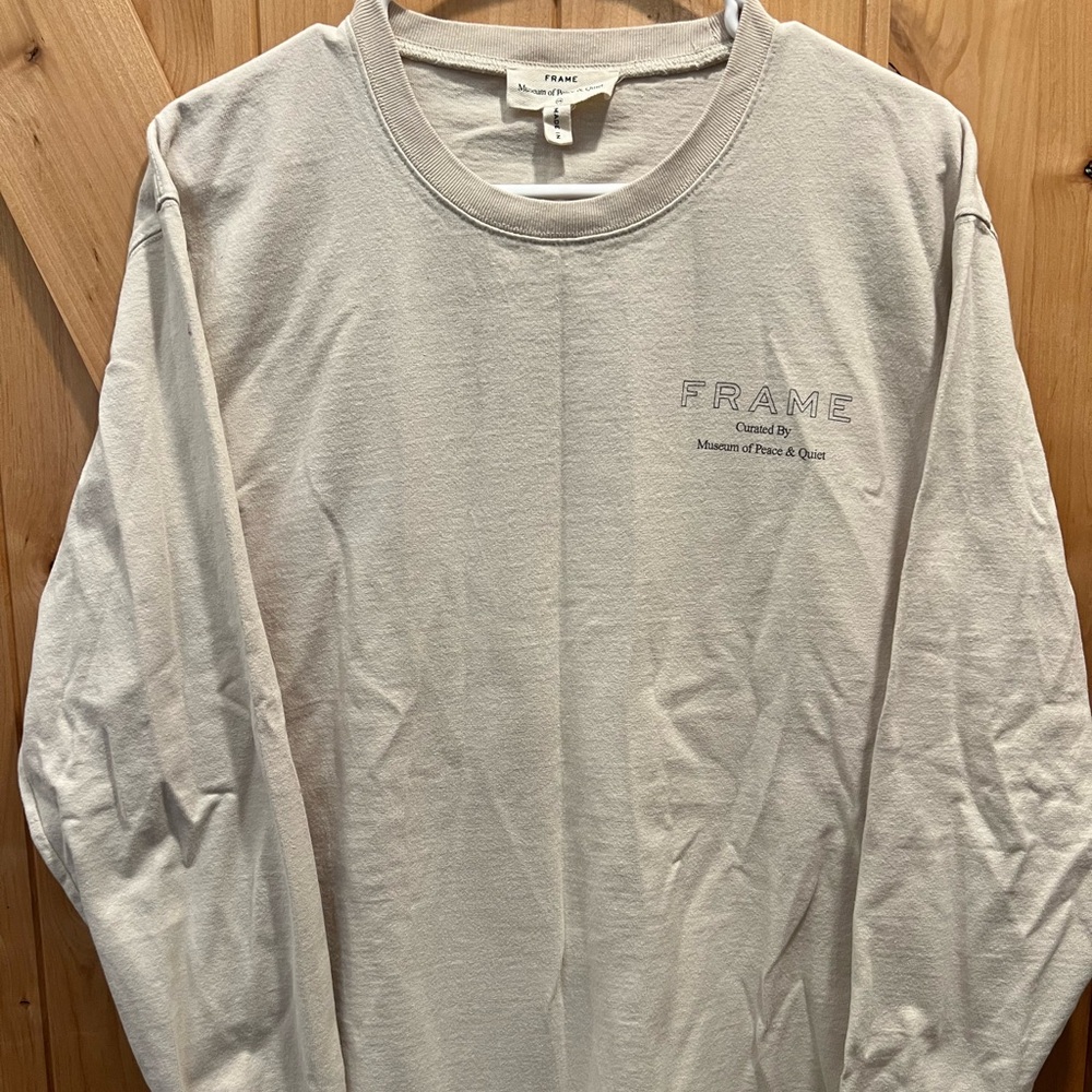 Museum of Peace and Quiet Men's Classic Cream Long Sleeve Tee